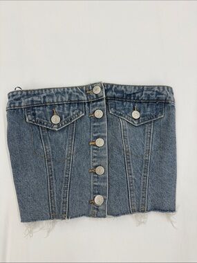 Denim Crop Top